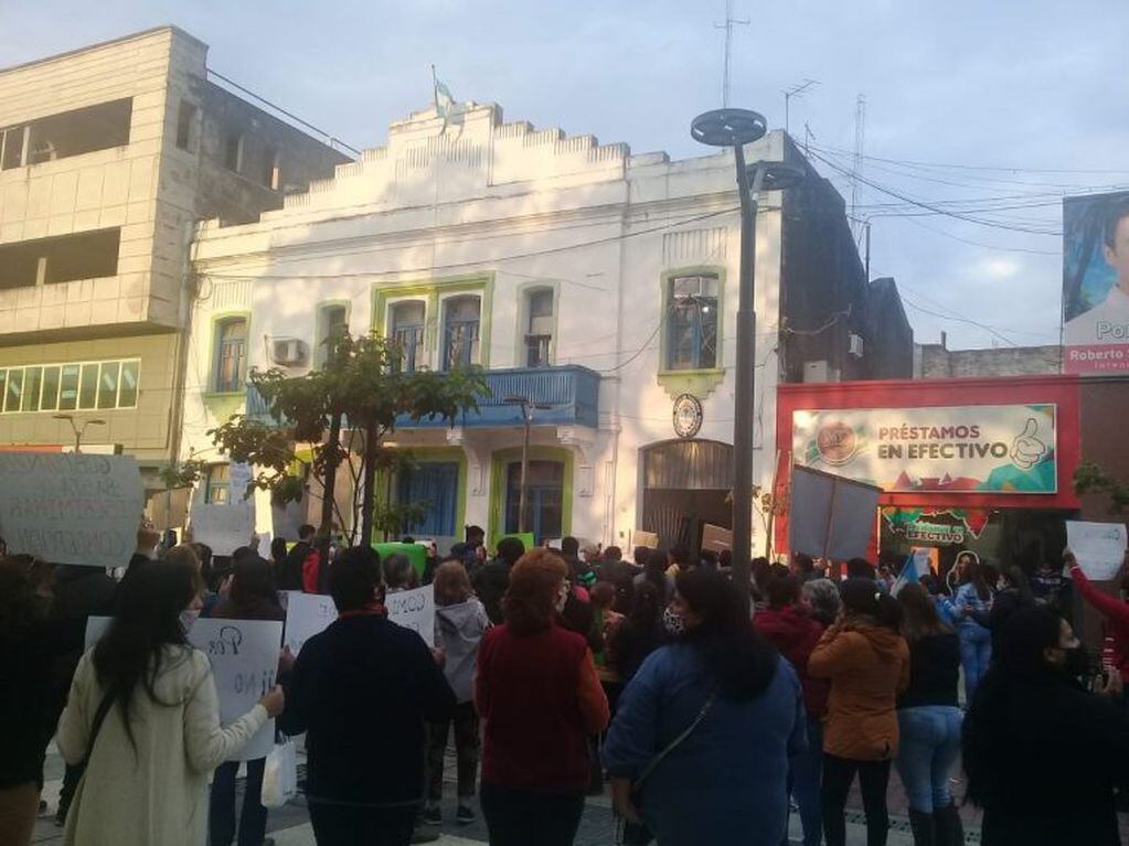 Protesta de vecinos en Concepción.