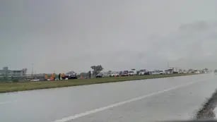 Choque fatal en la Autopista Rosario-Buenos Aires