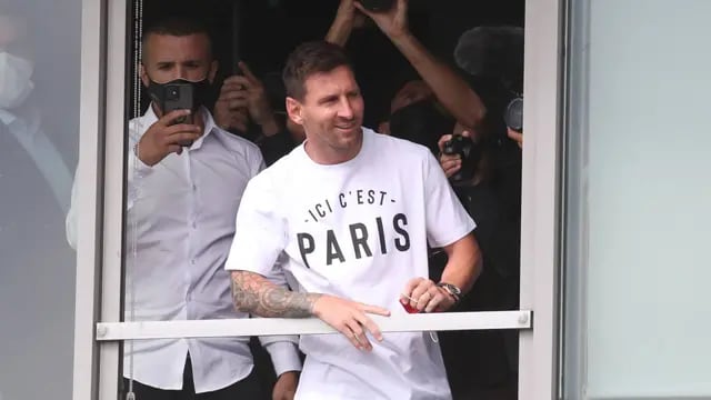 Lionel Messi llegó a París