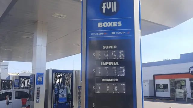 Los nuevos valores de los combustibles en Rafaela, a partir del 21 de agosto de 2022