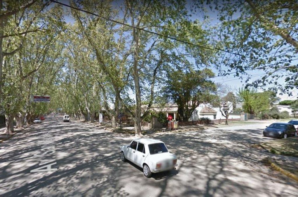 Accidente en Colonia Caroya (Google Street View)