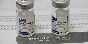 Dosis de vacuna Sputnik V en Santa Fe