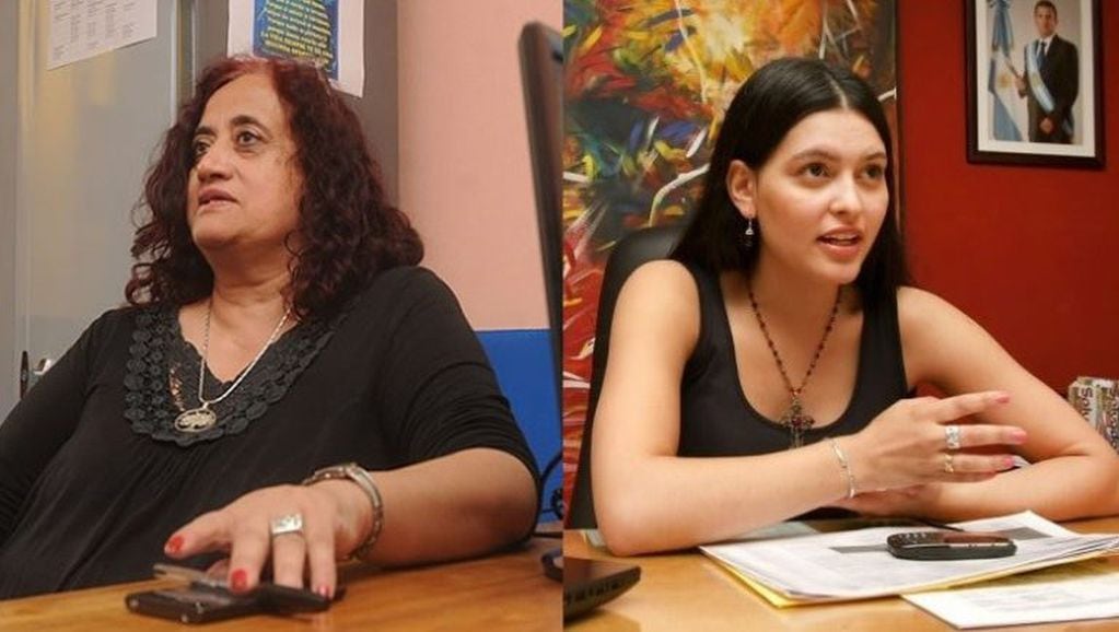 Norma Trigo (Frente Cambia Mendoza) y Flor Destéfanis (Frente Político y Social Elegí).