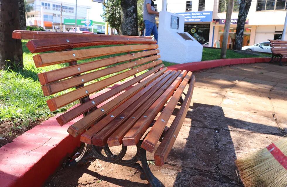 Oberá: el municipio realiza mantenimientos de espacios públicos
