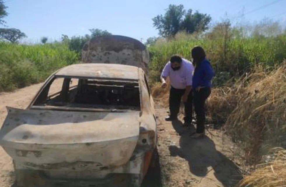 El auto incinerado del joven desaparecido fue encontrado cerca de Pichanal.