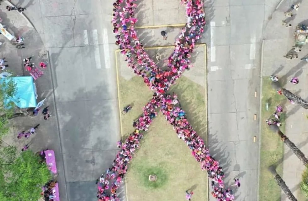 La caminata Caminamos con vos contra el cáncer de mama, un éxito en Córdoba.