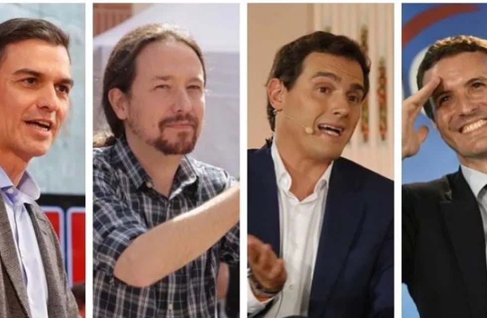 Sánchez, Iglesias, Rivera i Casado EUROPA ESPAÑA POLÍTICA