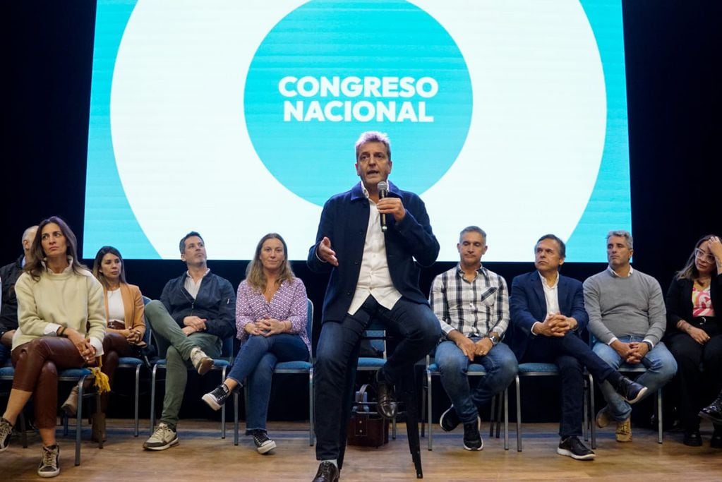 Sergio Massa en el cierre del congreso del Frente Renovador donde se renovaron autoridades (Prensa Frente Renovador)