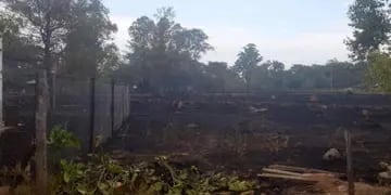 Casi se incendia una escuela en Paraje Galarza.
