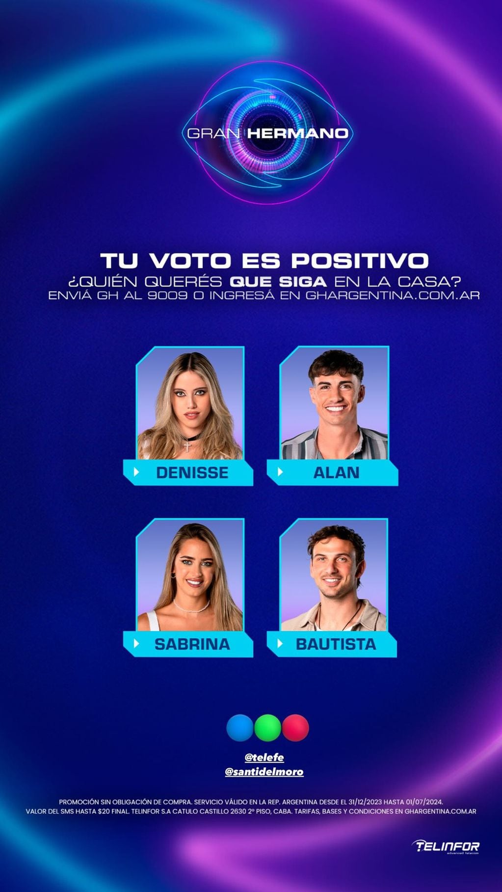 Los participantes de Gran Hermano 2024 que menos votos obtuvieron