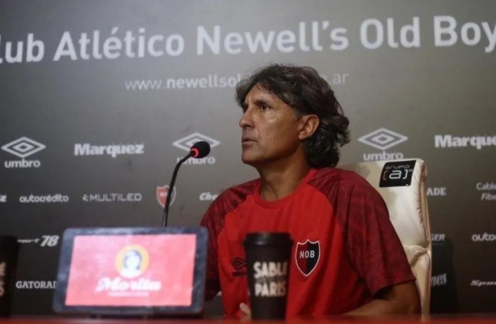 El director técnico de Newell’s brindó una conferencia de prensa en la previa del partido con Boca.