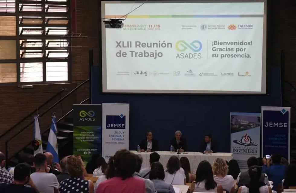 42° Reunión de Trabajo de la Asociación Argentina de Energías Renovables y Ambiente (ASADES), en Jujuy