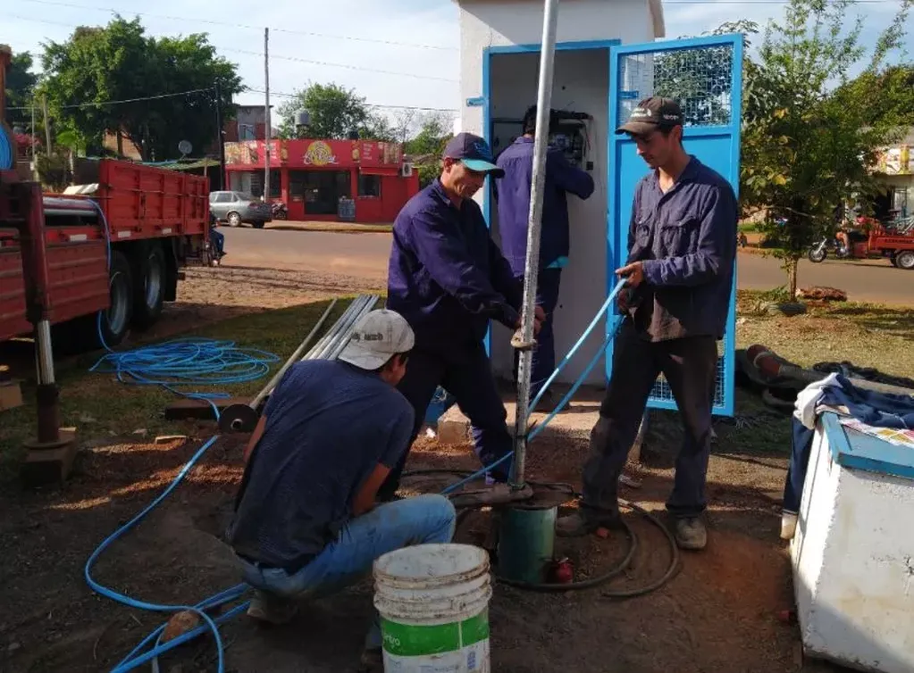 Puerto Iguazú: tras varias gestiones, los vecinos de Nuevo Amanecer accedieron al suministro hídrico.