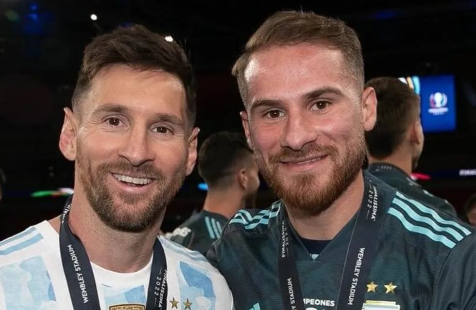Lionel Messi y Alexis Mac Allister.