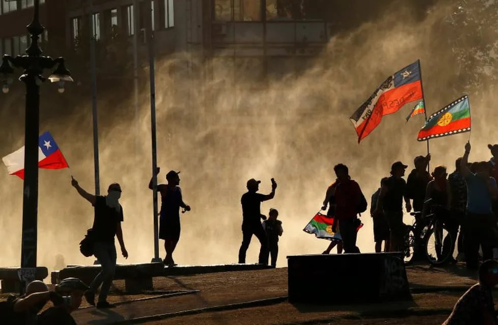 Protestas en Chile. (REUTERS/Jorge Silva).
