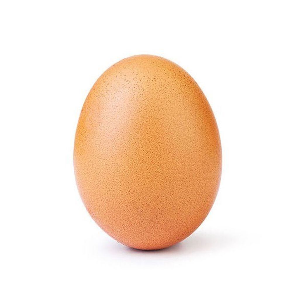La foto de un huevo (Instagram/world_record_egg)