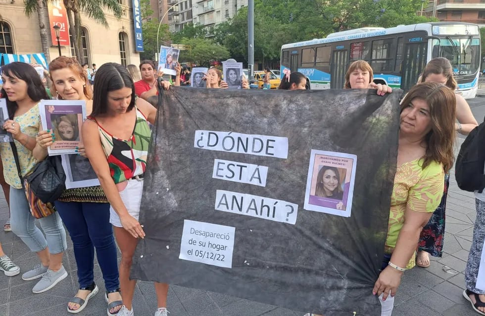 Marcha por la aparición con vida de Anahí Bulnes