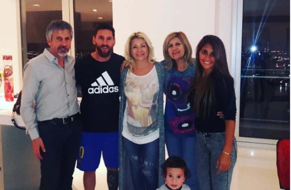 Messi recibió a Dalila en su casa