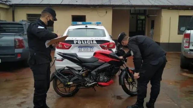 Recuperaron motocicleta robada en Oberá