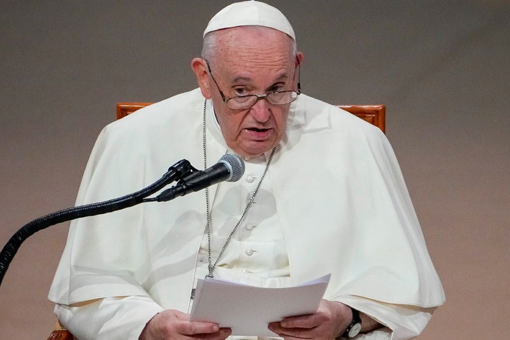 El Papa Francisco pidió evitar una "catástrofe humanitaria". Foto: AP