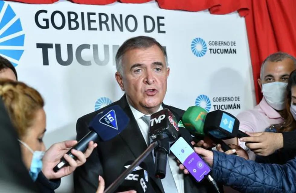 Osvaldo Jaldo, gobernador de Tucumán.