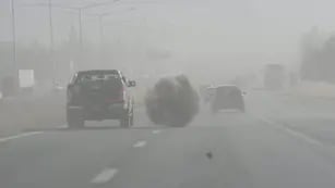 Bajó el Viento Zonda en Mendoza.