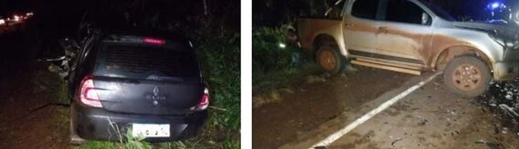 Aparatoso accidente frontal en El Soberbio: varias personas resultaron heridas.