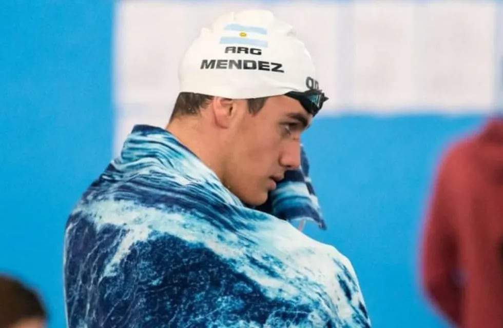 Juan Ignacio Méndez, el joven que batió el récord más antiguo de la natación argentina (Foto: Ramiro Larguía)