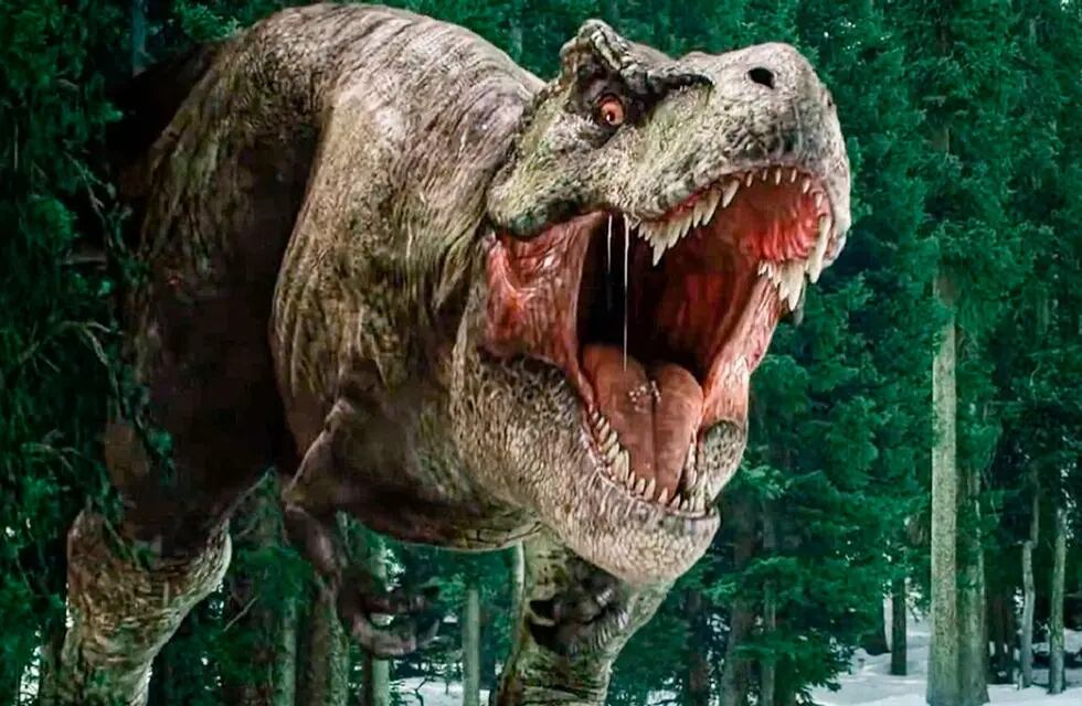 Meraxes Gigas el dinosaurio carnívoro gigante. World: Dominio (Universal Pictures) Imagen ilustrativa.