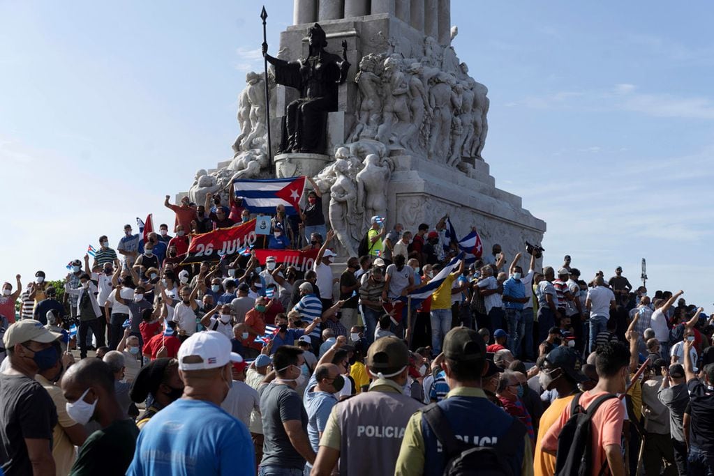 Protestas en Cuba (AP)