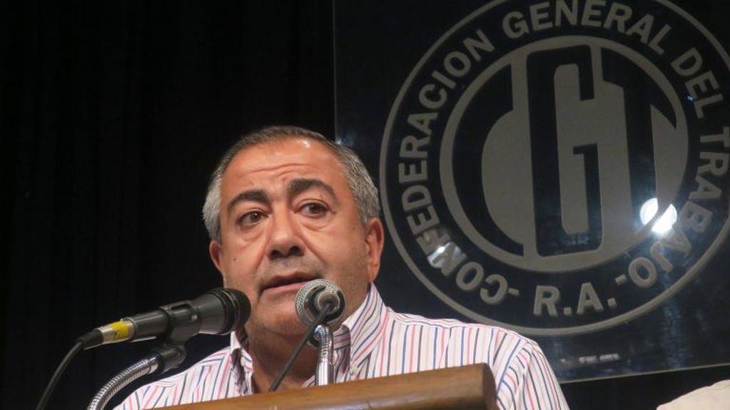 Héctor Daer, uno de los líderes de la CGT contra los que apuntó Pablo Micheli. Crédito: EFE/Marina Guillén.