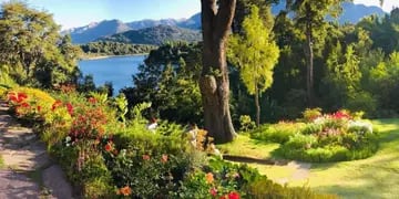 El lugar soñado para merendar en Bariloche con una increíble vista.