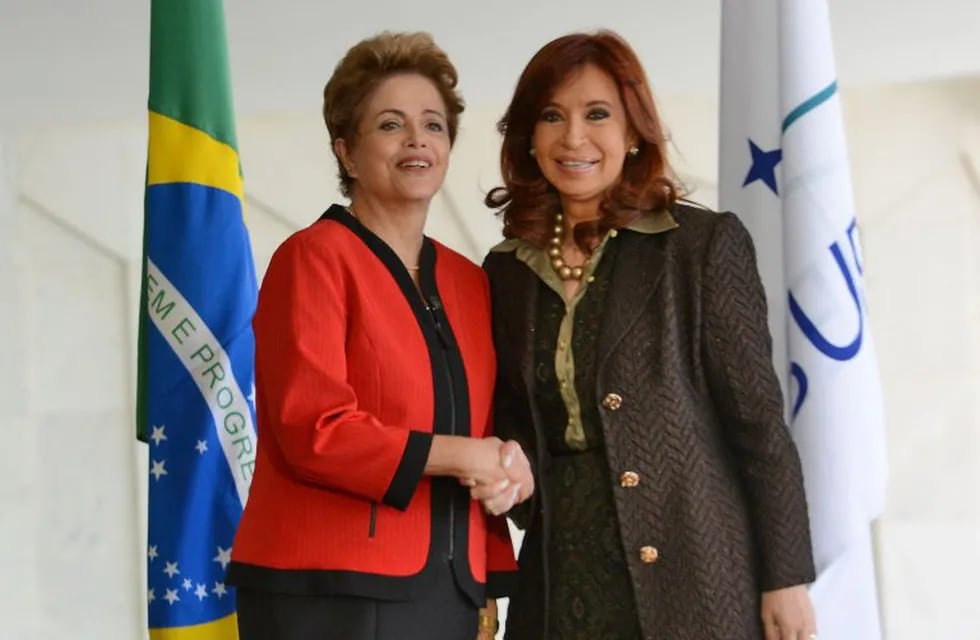 Cristina Kirchner con Dilma Rousseff
