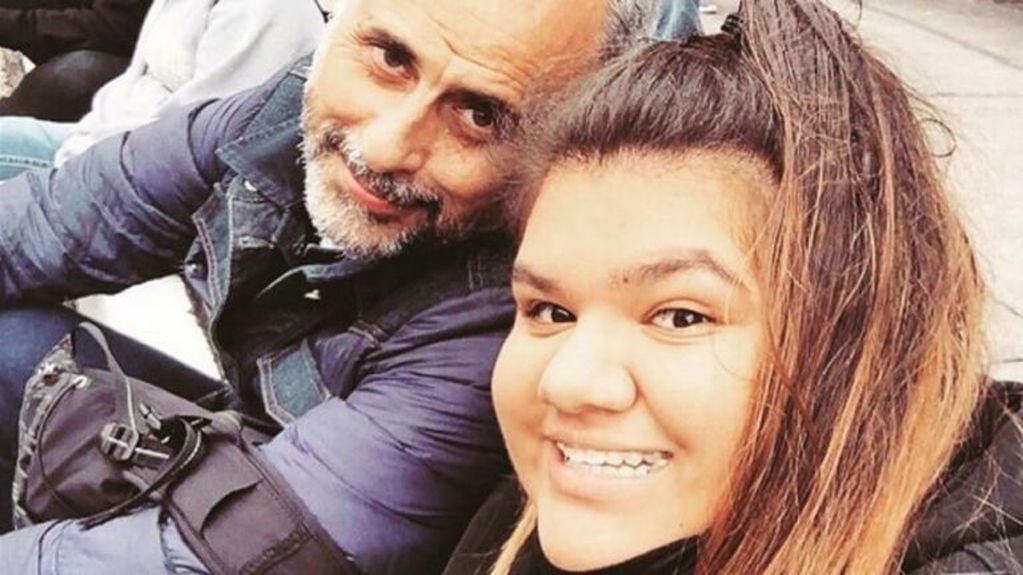 Morena Rial y su papá Jorge (web).