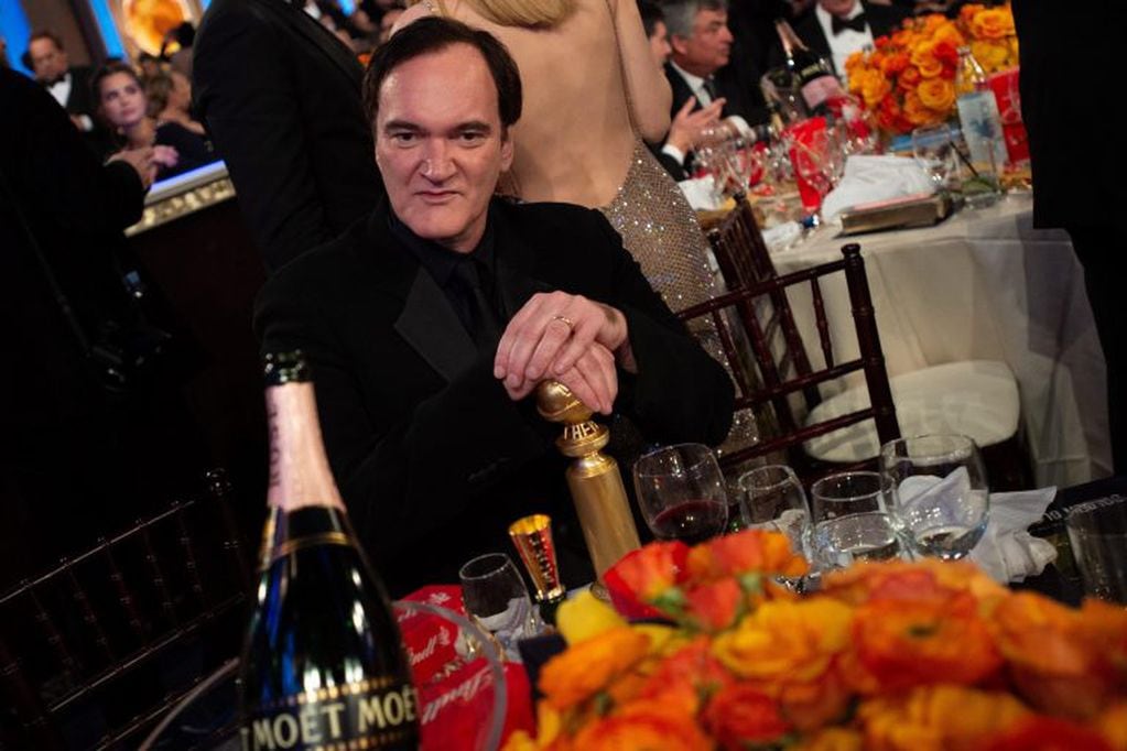 Quentin Tarantino en su mesa (EFE)