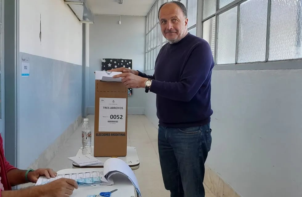 Votó el intendente electo Pablo Garate