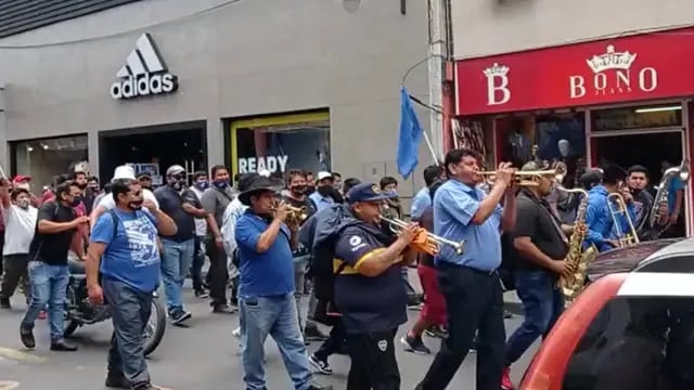 Marcha de colectiveros en Jujuy