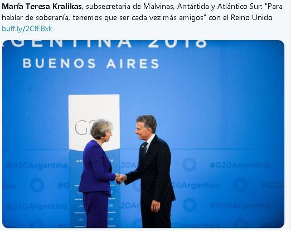 María Teresa Kralikas y Mauricio Macri