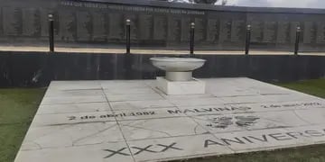 Actos vandálicos en Plaza Malvinas
