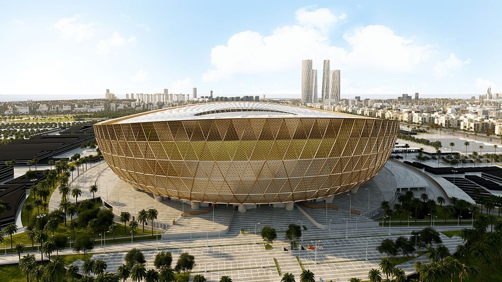 El estadio Lusail será la sede de la final del Mundial de Qatar 2022. 