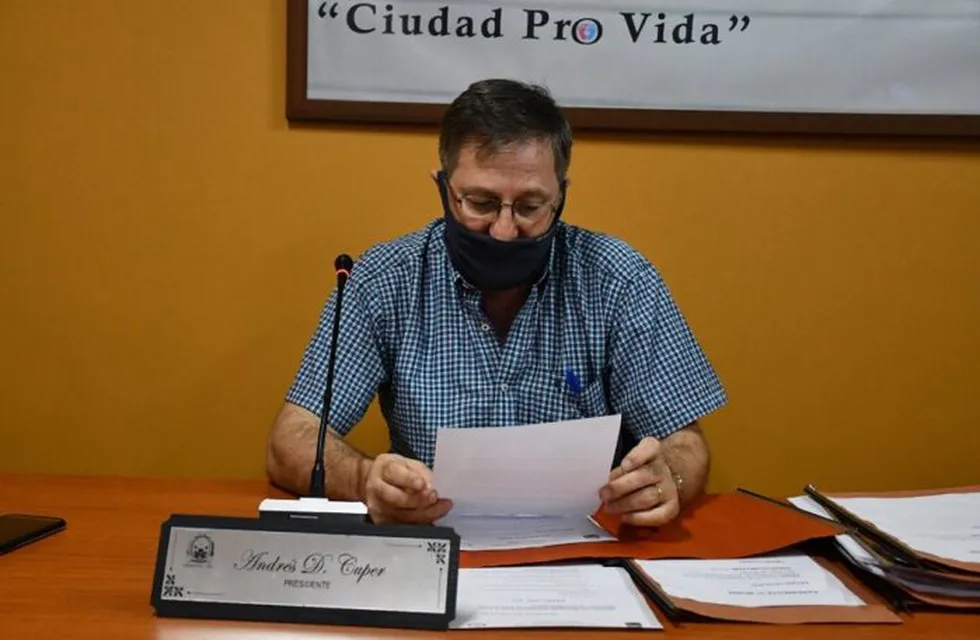 Andrés Cuper será Intendente interino de la ciudad de Wanda