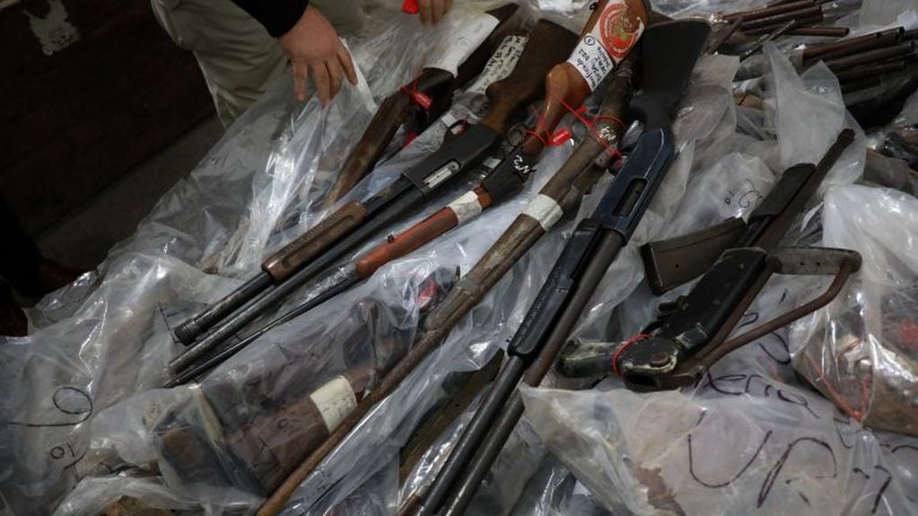 La provincia retiró todas las armas que quedaban a resguardo de la Policía  (Gobierno de Santa Fe)