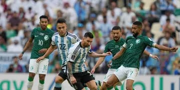 Argentina-Arabia Saudita. (AP)