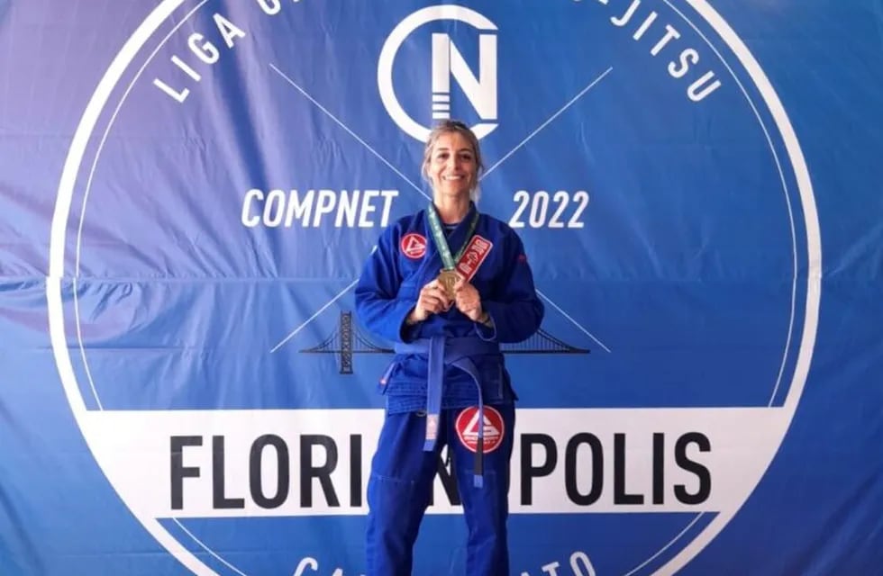 Laura Torrisi se lució en Brasil en la disciplina de Jiu Jitsu