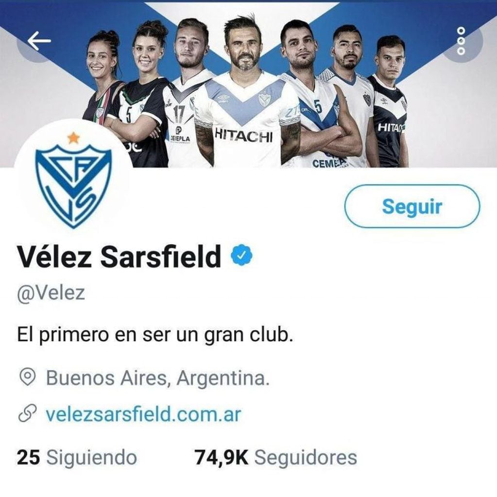 El Twitter de Vélez después, con Cubero