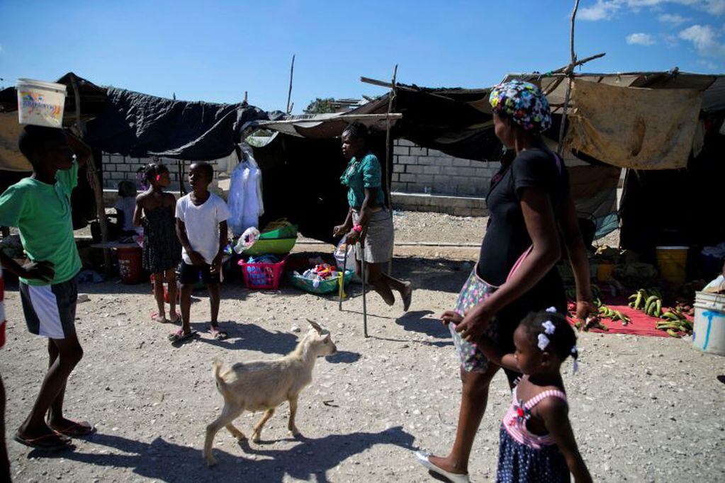 Canaan, un barrio creado para los que perdieron sus casas en el terremoto. (AP Photo/Dieu Nalio Chery)