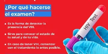 Mañana se realizará un nuevo Operativo de Testeo Rápido de VIH en Puerto Iguazú