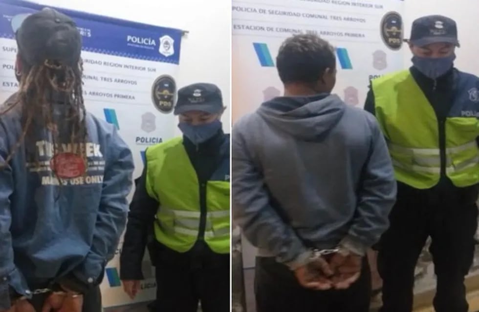 Tres personas fueron detenidas por robar chapas y resistirse a la autoridad