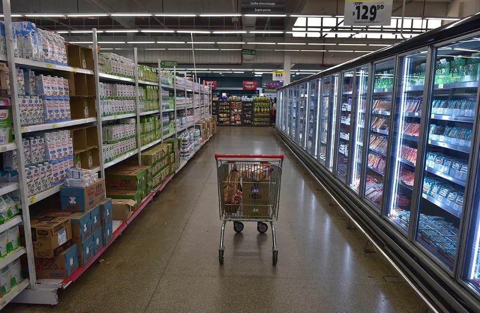 carrito de supermercado Productos de almacen de la canasta  ( Ramiro Pereyra / La Voz)