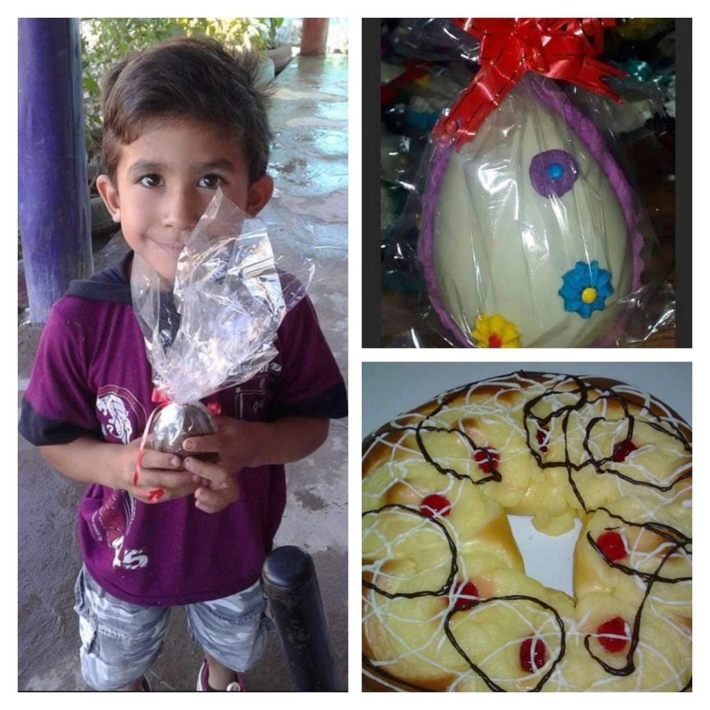 Brisa quiere hacerlo de nuevo: busca ayuda para preparar huevos y rosca de pascua para 200 niños. Foto: Gentileza Brisa Moyano.